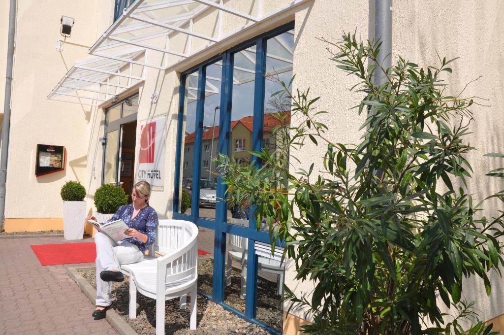 City Hotel Aschersleben Eksteriør bilde